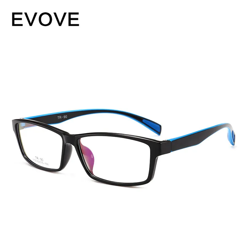 Evove TR90, оправа для очков, мужские, 153 мм., спортивные, большие, мужские очки, широкие, толстые, для лица, по рецепту, фотохромные, прогрессивные
