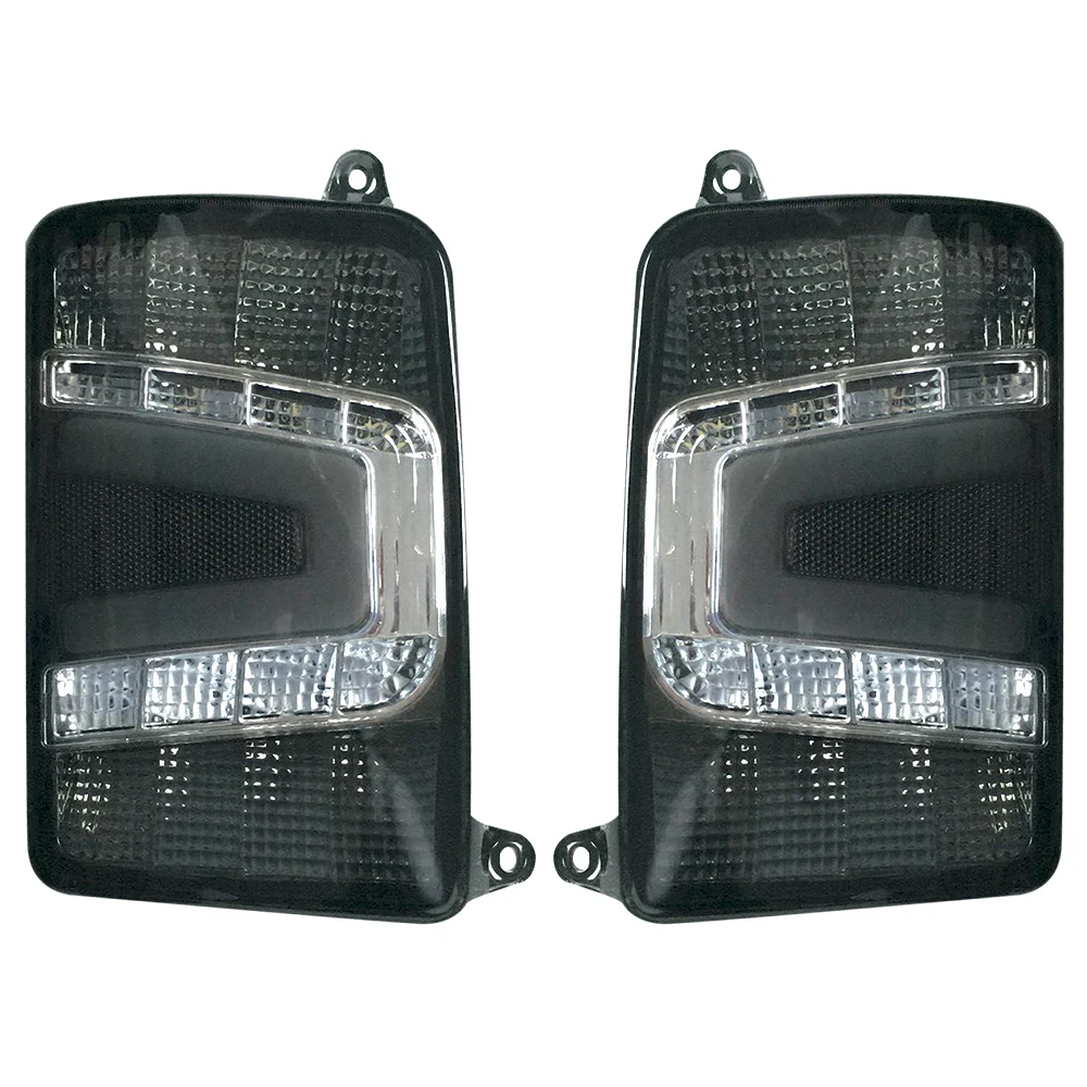 

for lada led tail lights 2 Pcs Car Styling Accessories LED Rear Running Lights for Lada Niva 4x4 1995 Turn Signal Light Lamp