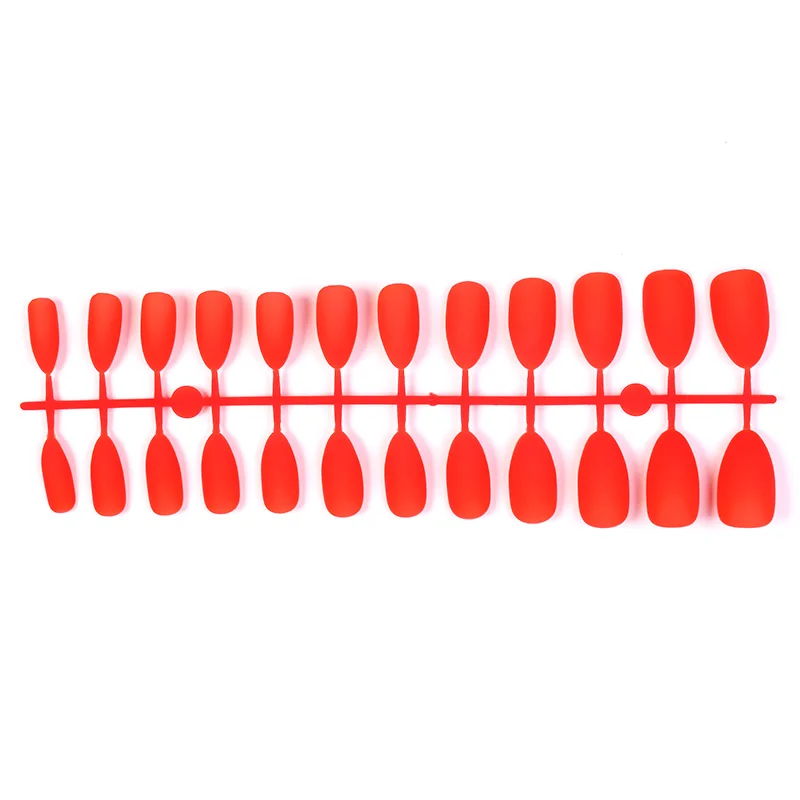 24pcs 100 шт накладные кончики для ногтей, французские кончики для наращивания ногтей, инструменты для наращивания ногтей, гелевые наклейки, акриловые кончики для лака для ногтей - Цвет: 24pcs