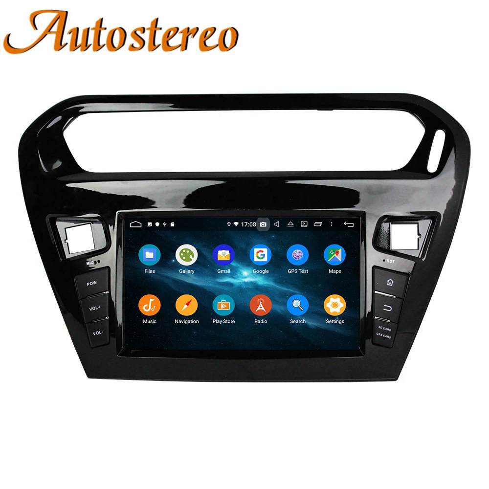 Android 9 0 автомобильный DVD плеер GPS навигационная карта для CITROEN Elysee 2013 2016 PEUGEOT PG 301