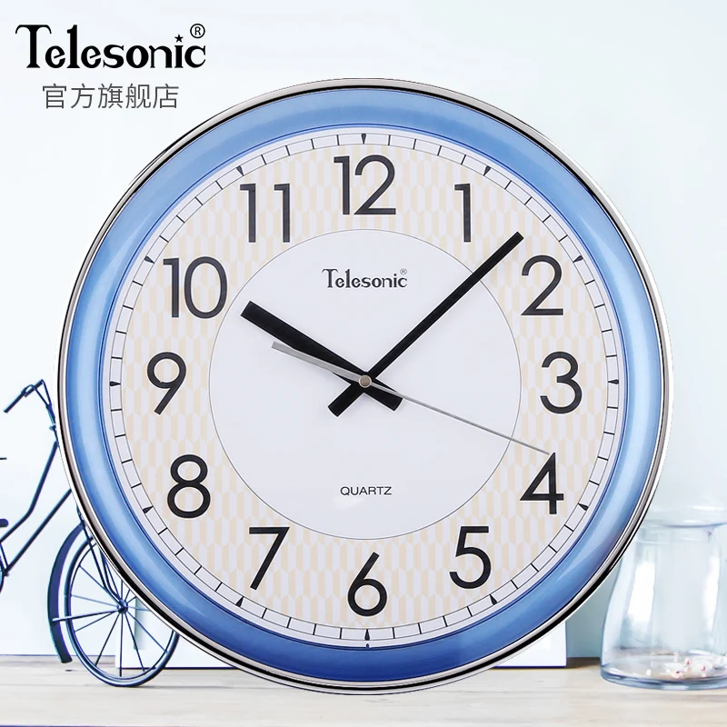 Large Wall Clock Modern Silent Black Creative Kitchen Clock Mechanism Watch Living Room Horloge Wall Watches Home Decor FZ313