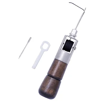 

Nonvor Hand Sewing Machine Leather Sewing Tool Wax Line Leather Craft Edge Stitching Belt Strips Shoemaker Tools