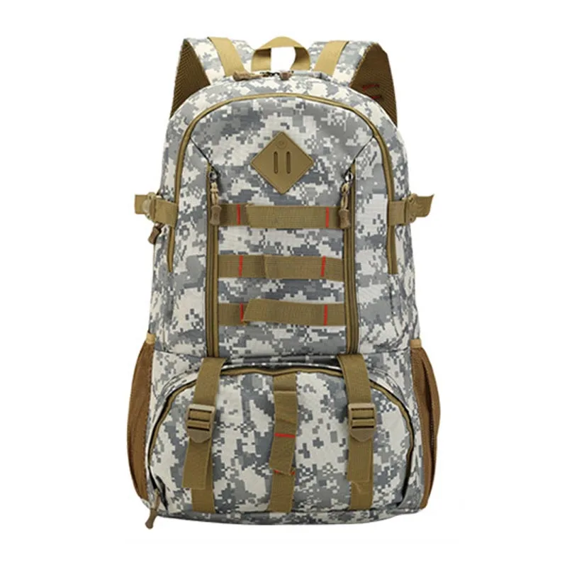 

55L Military camouflage Tactical Large Capacity Waterproof Tourist Backpack Climbing Sport Bag for Fishing trekking Rucksack