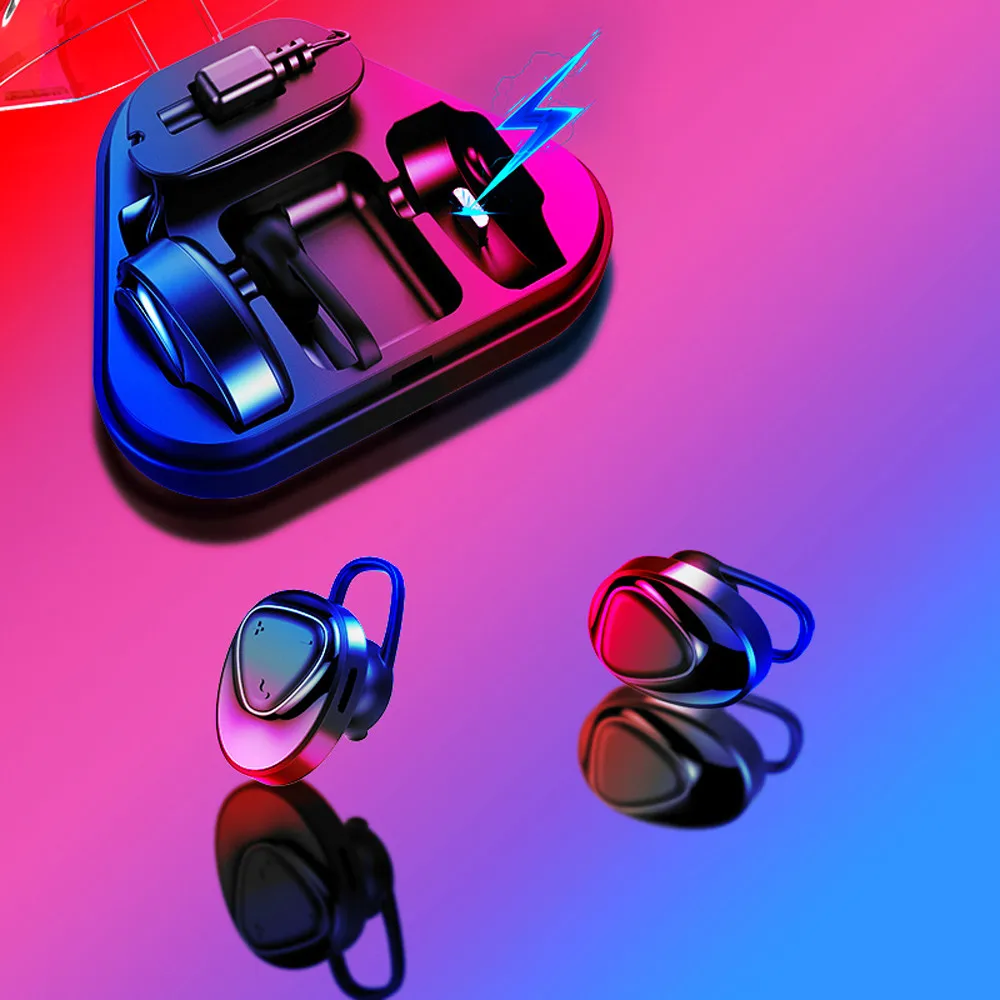 Mosunx легкая bluetooth-гарнитура, спортивные наушники с зарядным устройством, микрофон, гарнитура для всех смартфонов iPhone