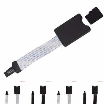 

TF MicroSD Male To SD Female SDHC SDXC Card Reader Extension Adapter Cable Extender For Phone Car GPS TV 10/15/25/46cm