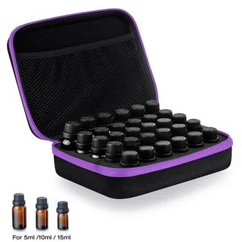

5/10/15ML30 Bottles Essential Case Transport Stand Oil Nail Polish Organizer Storage Bag Travel Zipper Storage Box