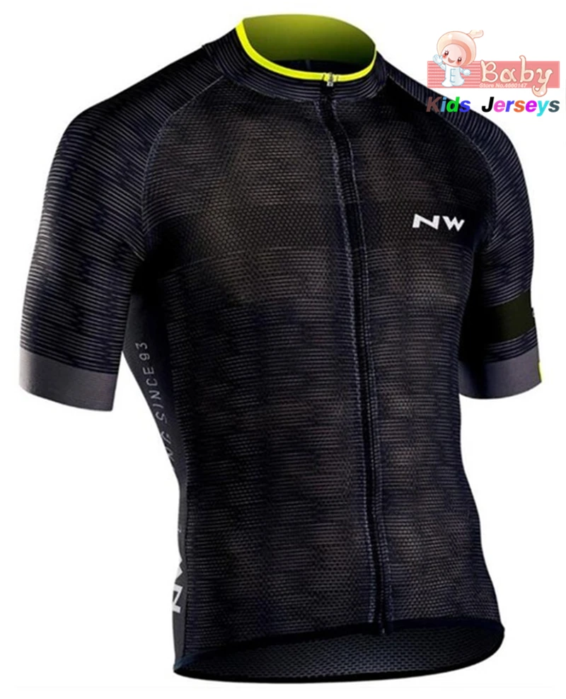 Детский дышащий Быстросохнущий Комплект Джерси для велоспорта Mtb Pro Team Nw, детская одежда для велоспорта для мальчиков, летняя одежда для велоспорта, велосипедные шорты - Цвет: 9