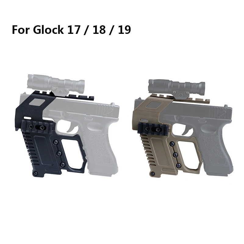 

Glock Tactical Rail Base Series Loading Device Pistol Carbine Kit Quick Reload For G17 G18 G19 Nylon Hunting Army Accessories