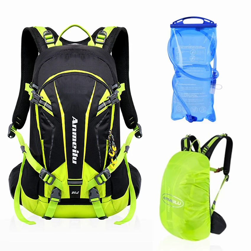Waterproof Cycling Bicycle Bag Rain Cover Breathable Lightweight Rucksack Hiking Camping MTB Mountain Bike Hydration Backpack | Спорт и