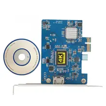 ТВ-тюнер для windows 10 ПВХ PCI-E к HDMI высокой четкости видео захвата карты поддержка 4 к 30 Гц для Windows XP SP2