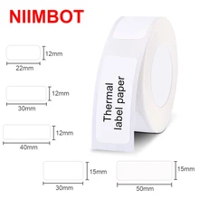 

Niimbot D11 Printing Label White Label Sticker 12x40mm D11 Label Paper Labels Tape DIY Name Stickers for D11 D110 Label Printer