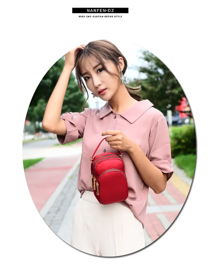 Современный и Мода/Женская нейлоновая мини сумочки Trend Повседневное универсальная сумка для шоппинга ручная сумка