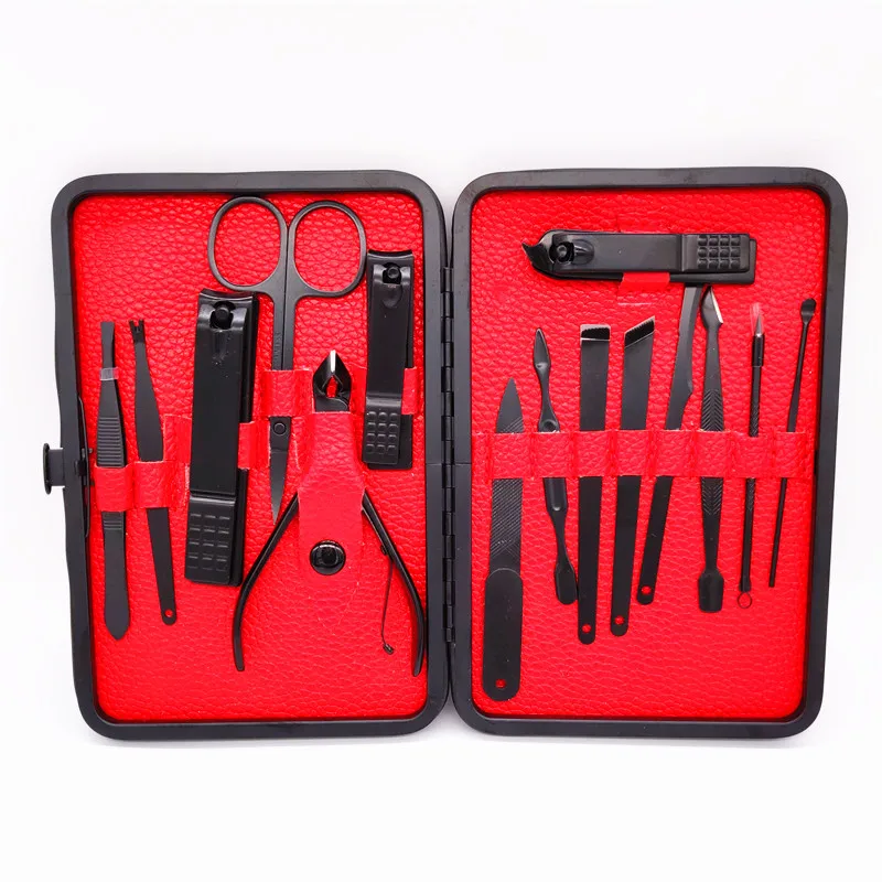 Nordmyra кусачки для маникюра для путешествий-гигиенический набор из нержавеющей стали Портативный 15 шт./компл