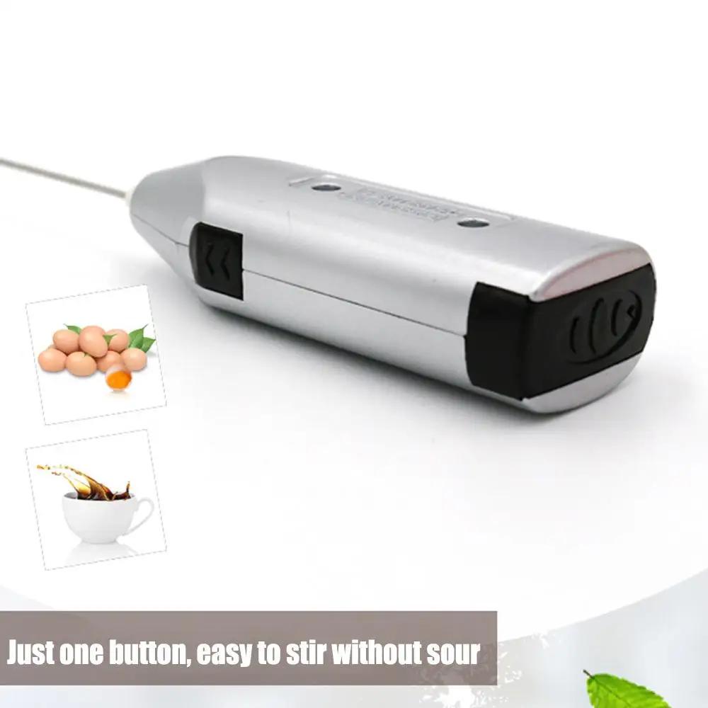 Whisk Mixer Egg Whisk Electric Food Grade Cream Coffee Milk Frother CE FDA ROHS Creative Eggbeater Home Kitchen Tools Bar