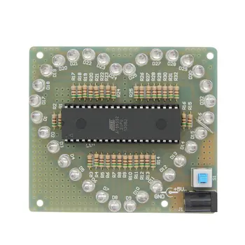 

DIY Kit Heart shaped LED Lamp Colorful Light Water Electronic Flashing Set Gift