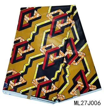

LIULANZHI African Ankara Wax Fabric Cotton Java Prints Wax Real Fabric Cheap Price 6 Yards ML27J005-ML27J021