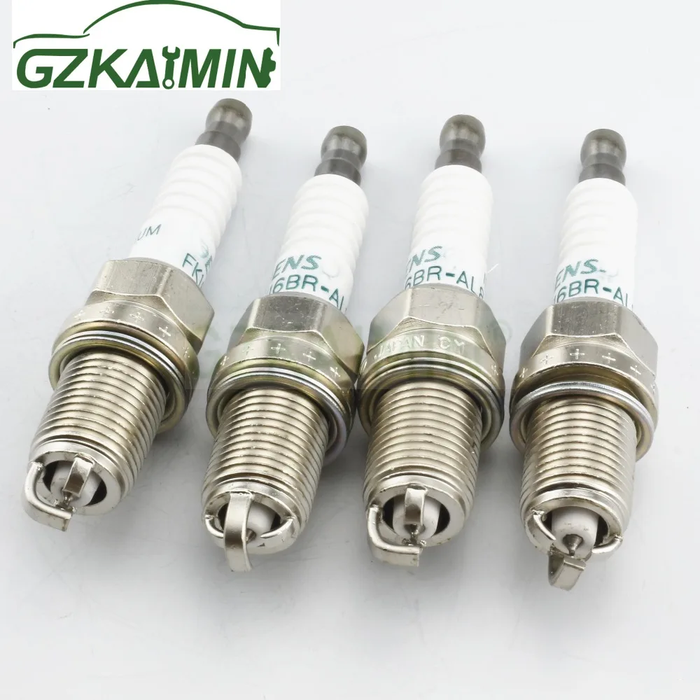 4pcs OEM 90919-01284 FK16BR-AL8 Spark Plug fit Toyota Sienta NHP170 Prius NHP10