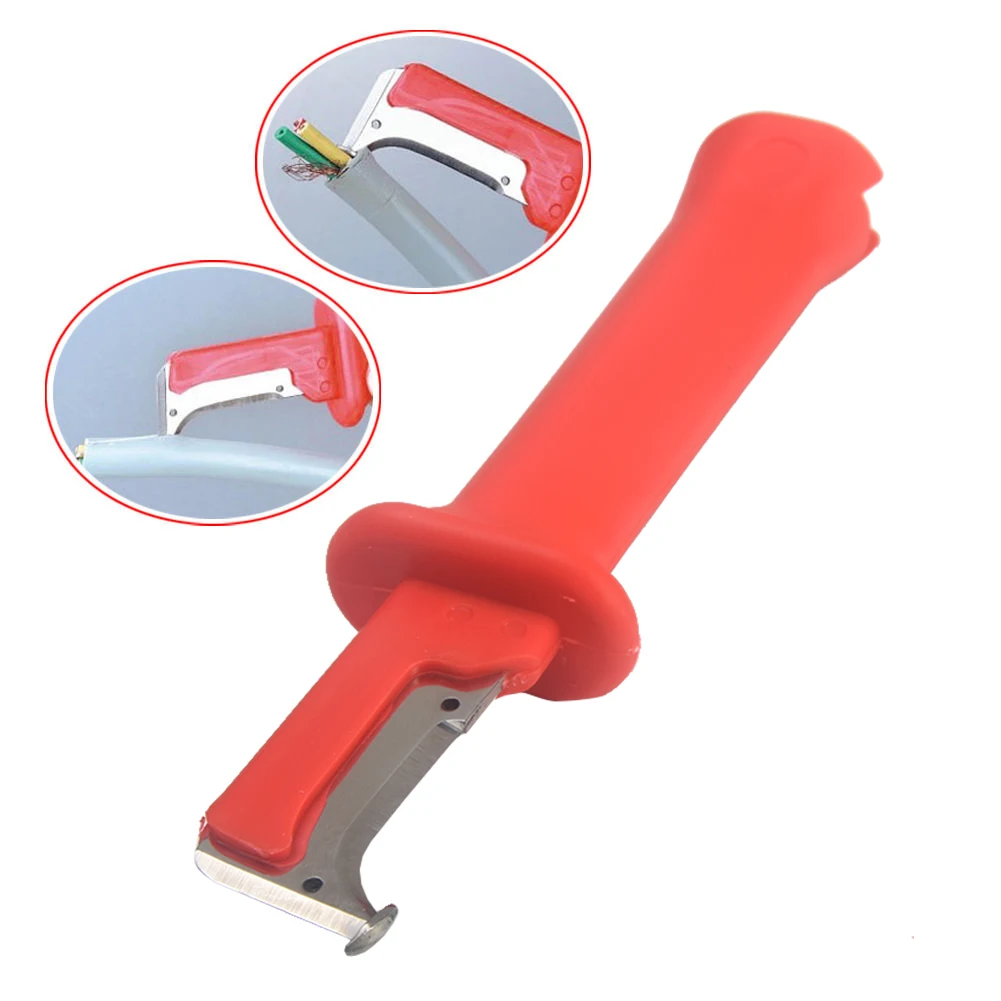 

Portable Hand Tools Knife Cable Stripping Pliers Hook Mini Wire Stripper