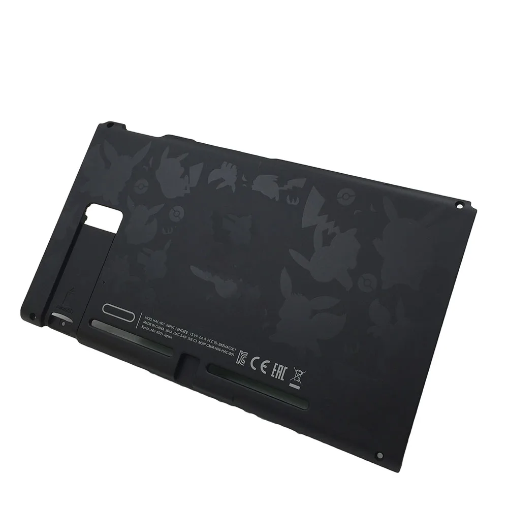 Black P For NS 6 комплектов на заказ Замена Задняя Нижняя корпус чехол для консоли nintendo Switch - Цвет: Black P For NS