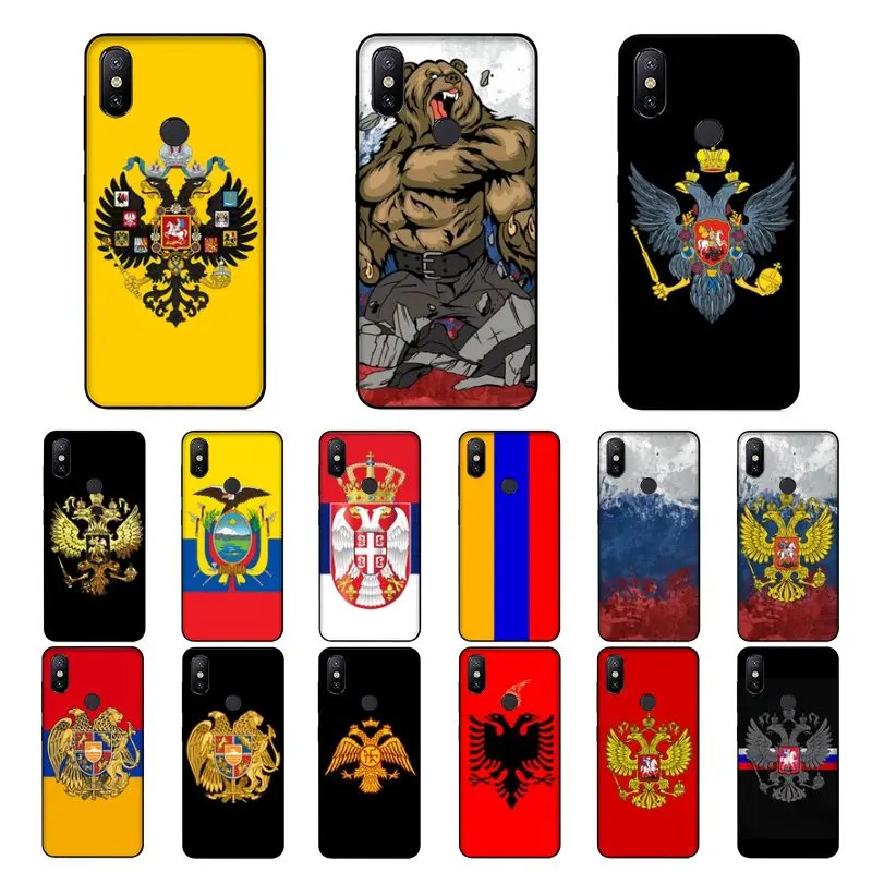 NBDRUICAI Мягкий силиконовый чехол с флагом России для Xiaomi 8 9 se 5X Redmi 6pro 6A 4X 7 5plus note 5