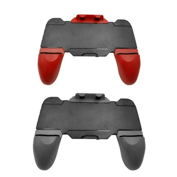 

2x B15 Bluetooth Gamepad Game Trigger Phone Fire Button Controller Handle Joystick for PUBG STG FPS (Black+Red&Black)