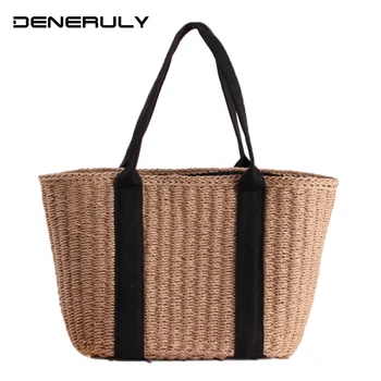 

Rattan Bag 2020 Bohemian Straw Bags For Women Beach Handbags Summer Vintage Luxury Handbags Women Bags Designer Bolso Mujer