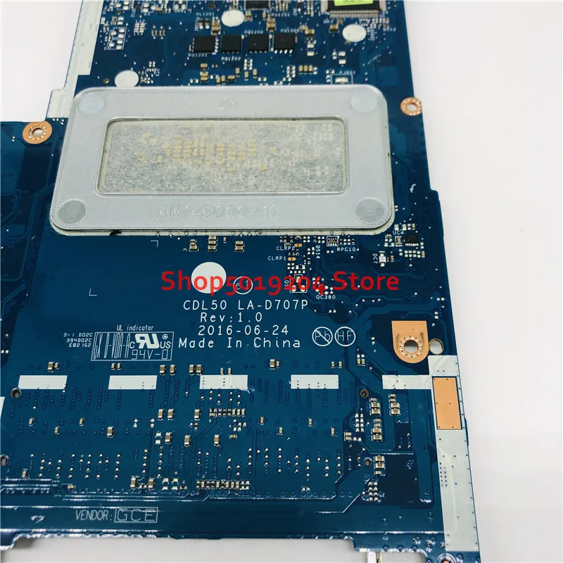 remarkable  For HP 15-AY Series Laptop Motherboard CDL50 LA-D707P With SR2ZV i7-7500 CPU 914598-601 903788-601 