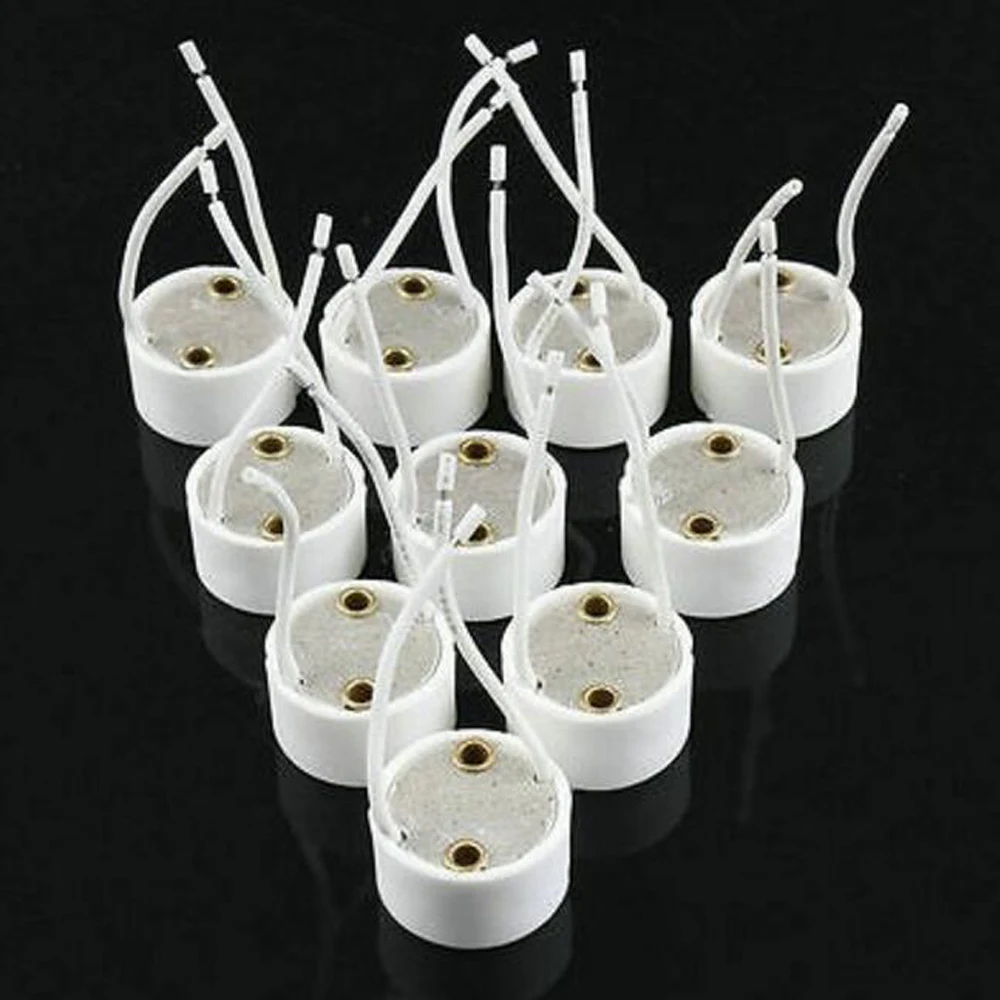 10PCS MR16 GU10 lamp holder socket base adapter Wire Connector Ceramic Socket for LED Halogen Light | Лампы и освещение