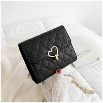 

Women Shoulder Bag Mini Messenger Leather Crossbody Bag Women Lovely Chain Handbag Women Female Purse Tote Clutch Bag 2019