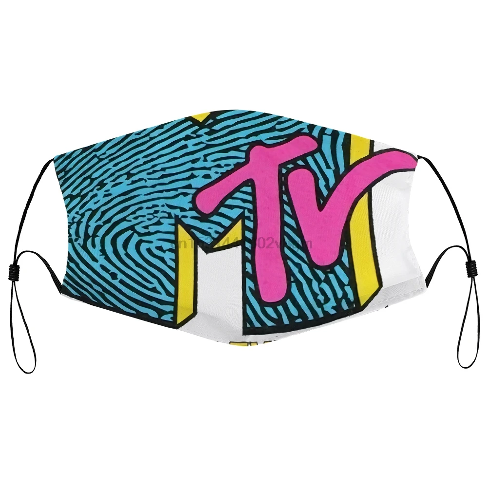 Маска от пыли с фильтром новинка мужская маска MTV отпечатком пальца и логотипом
