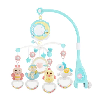 

Baby Rattles Crib Mobiles Toy Holder Rotating Crib Mobile Bed Musical Box Projection 0-12 Months Newborn Infant Baby Boy Toys