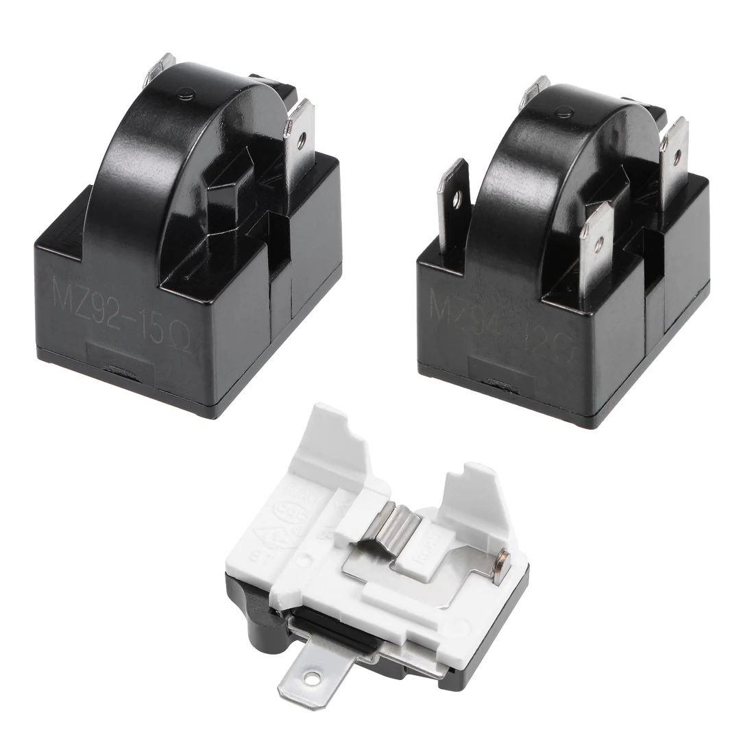 

uxcell 1Pcs Refrigerator Thermal Overload Protector 1/6HP 125W Compressor Replacement Part Low Profile and Light Weight