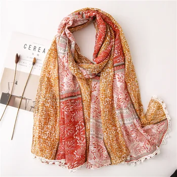 

Brand 2020 Winter Cotton Scarf Women Fashion Hijab New Viscose Luxury Blanket Wraps And Shawls Bandana Foulard Female Scarves