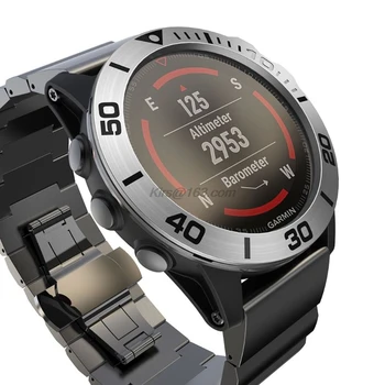 

Dial Scale Speed Case Metal Bezel Ring Protective Cover for Garmin Fenix 5X