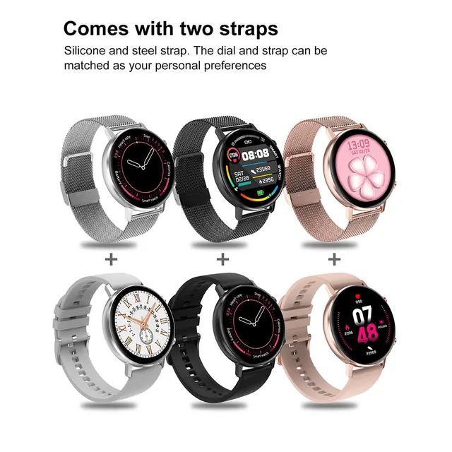 Smart Watch Women DT96 360*360 Smartwatch Multi-sports Fitness Tracker Heart Rate Monitor Blood Pressure Oxygen For Apple phone 5