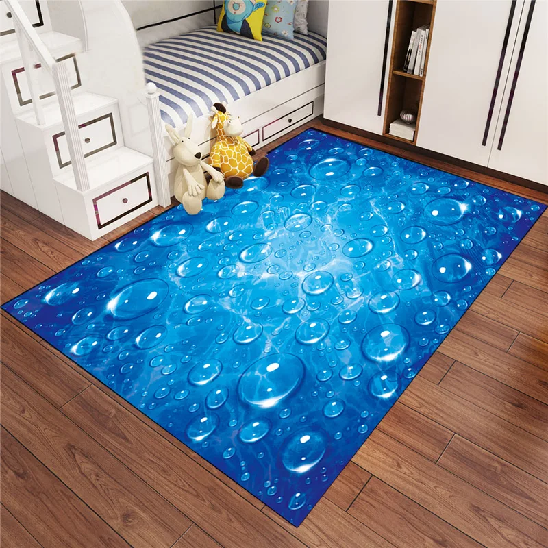 Художественный ковер современная пасторальная Геометрическая гостиная Диванный кофейный столик подстилка-кровать одеяло спальня большие коврики