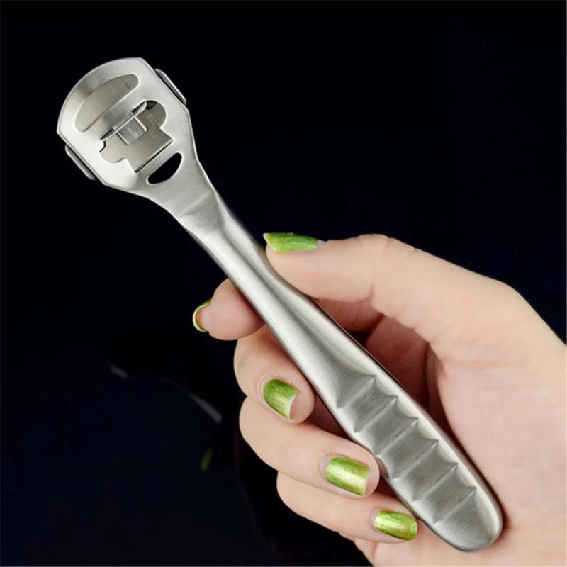Foot Callus Shaver Heel Hard Skin Remover Hand Feet Pedicure Razor Tool Shavers Stainless Steel Handle Care | Красота и здоровье