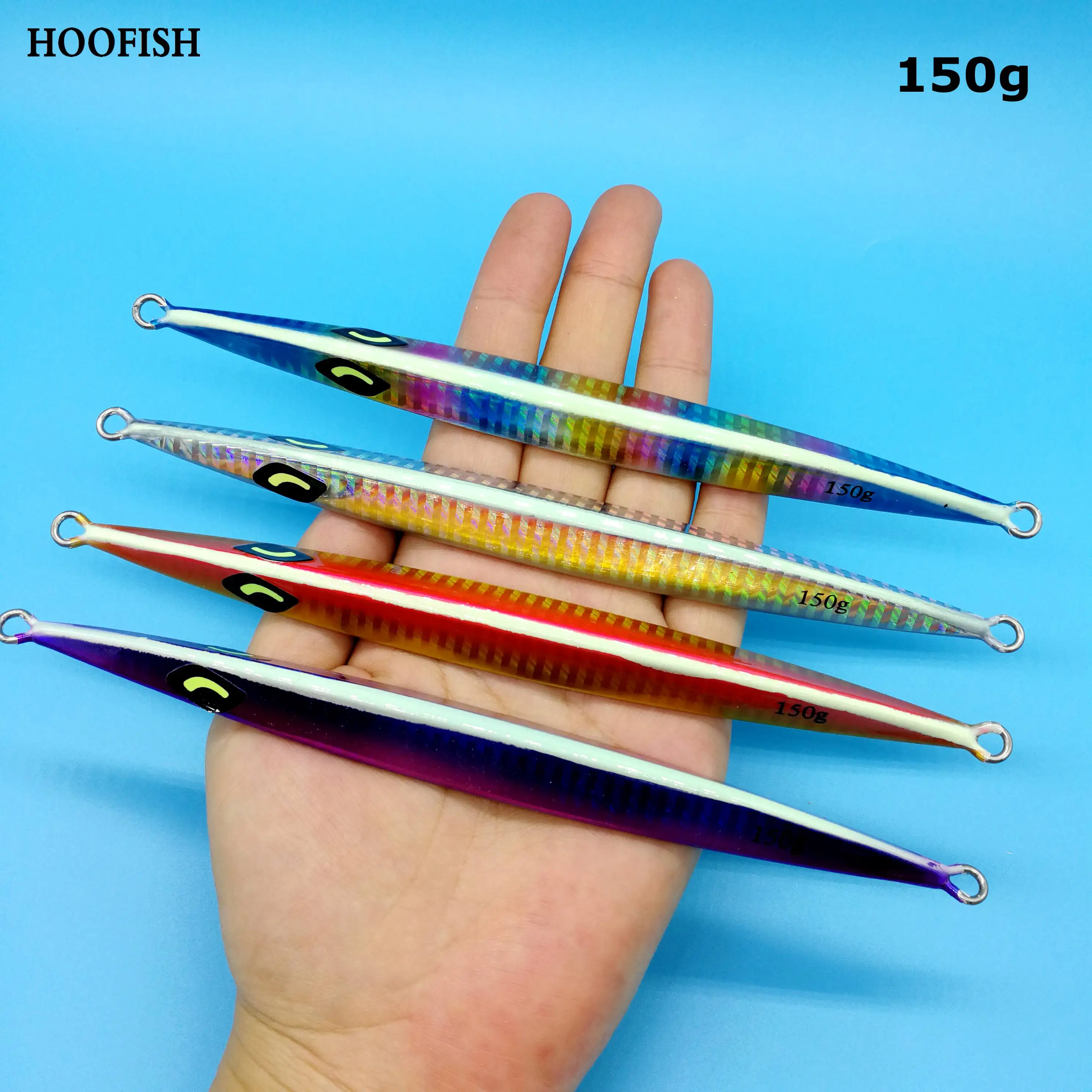 HOOFISH 1 шт. новая треугольная приманка 150 г/165 мм металлический джиг для рыбалки