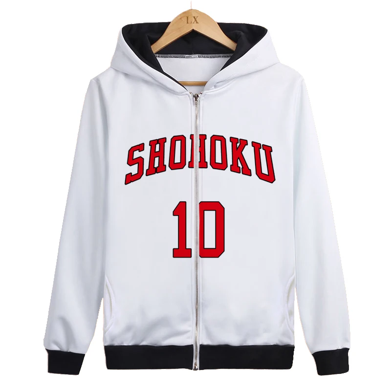Игра SLAM DUNK аниме Hanamichi Толстовка Sakuragi Мужская Женская толстовка Уличная Повседневная Осенняя Толстовка SLAM DUNK цифровая печать