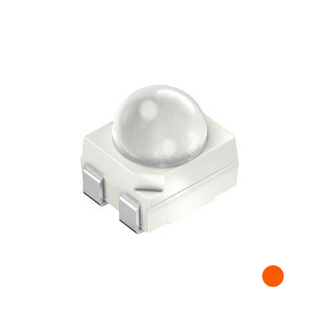 20 шт. LA E65F-CBEA-24-3A4B-Z 3528 Желтый Красный SMD светодиодный PLCC-4 с объективом 50mA 2 15 V 6275mcd