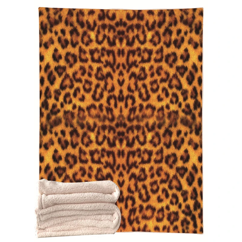 Leopard Zebra Pattern Super Soft Cozy Velvet Plush Throw Blanket Household Nap Blanket for Couch Bed Travel - Цвет: Model 11