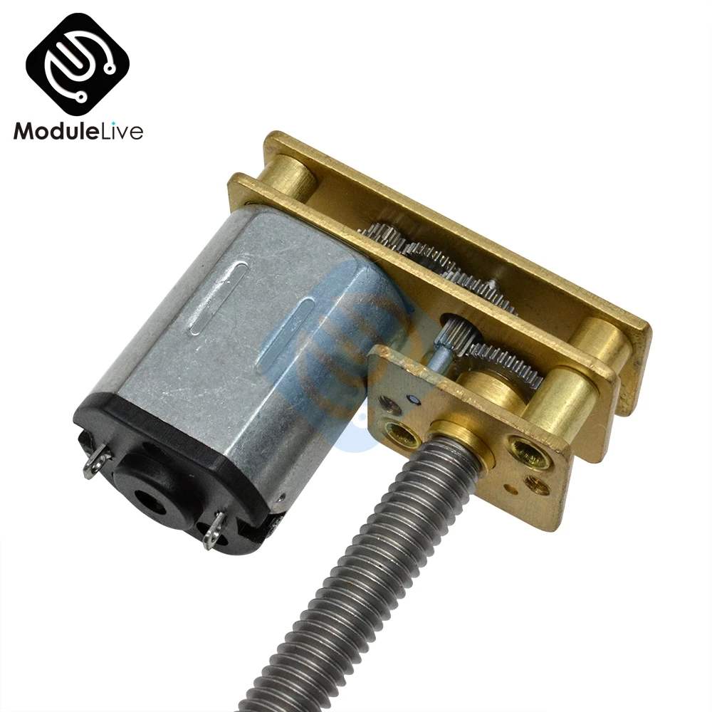 GA1024 N20 M4 * 55 постоянный ток 3 в 6 12 В 100 150 200 300 400 600 об./мин. редукторный двигатель с
