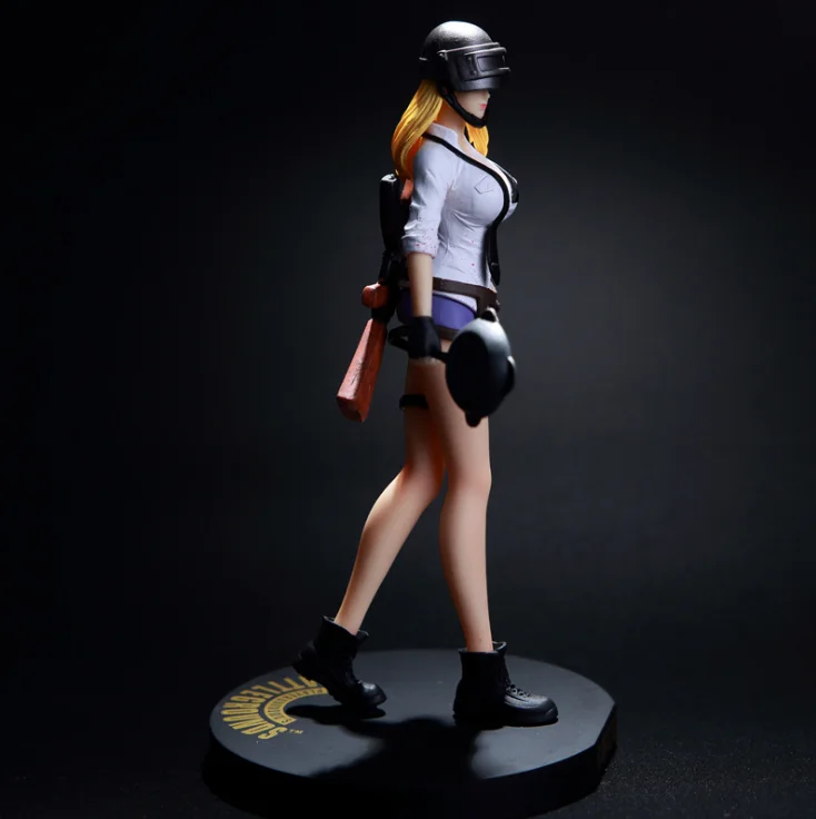 Game Playerunknowns Battlegrounds PUBG Character Props Male and Female Model Cosplay Action Figure Toys Collectible