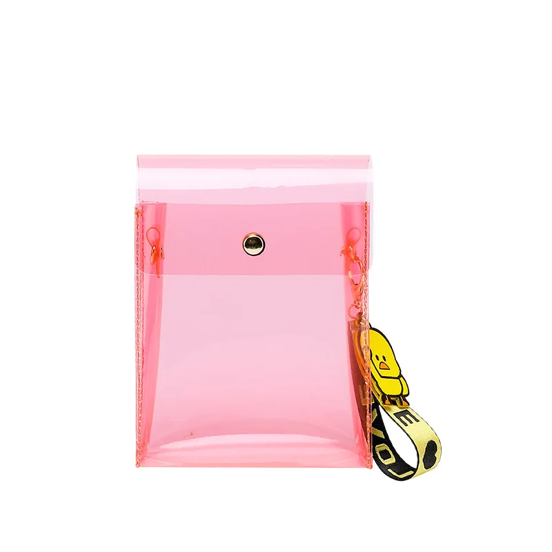 

Women's Shoulder Transparent Mobile Phone Bag Wholesale Customizable Logo2019 Summer And Autumn Korean-style New Products Should