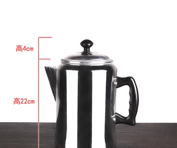 

Coffee Pot New Stainless Steel Frothing Pitcher Camp Portable Coffee Maker Teapot Steel Travel Espresso Home Using GG50yy