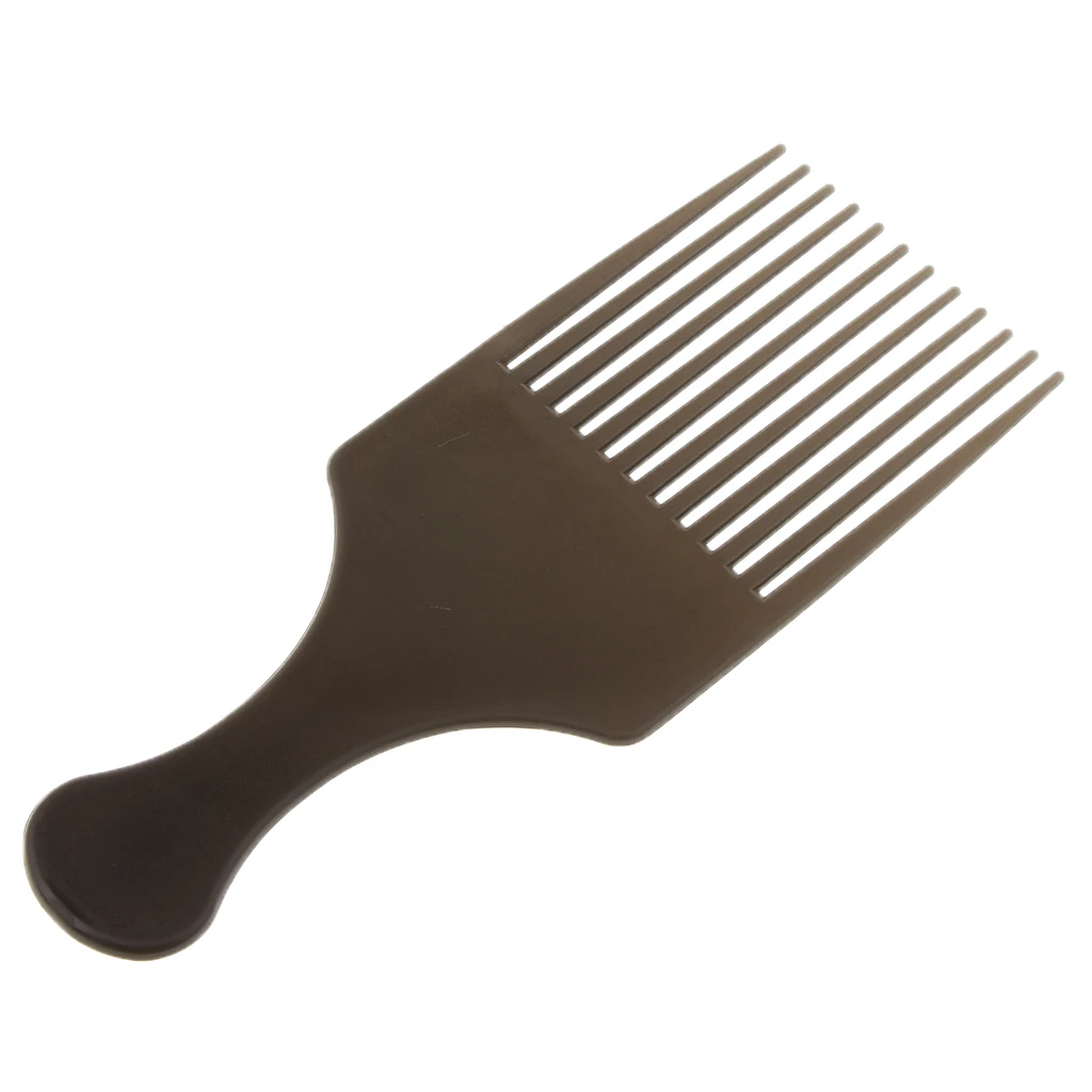 Hairdresser Afro Pick Lift Hair Comb Detangle Barber Braid Hairstyling Comb