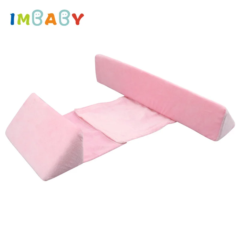 IMBABY новорожденный позиционер для сна предотвращающий плоскую головку форма анти-ролл Подушка Детская форма d подголовник подушка для кормления позирующая подушка