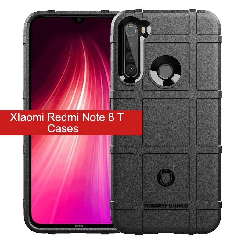 Противоударный противоударный чехол для Xiaomi Redmi Note 7 Pro 8 8T мягкий силиконовый из