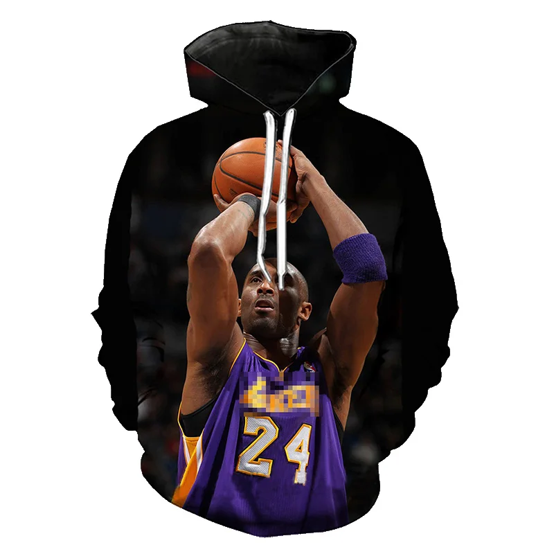Новая мода Kobe Bryant Dunk 3D печатная Толстовка для мужчин и женщин с длинным рукавом в