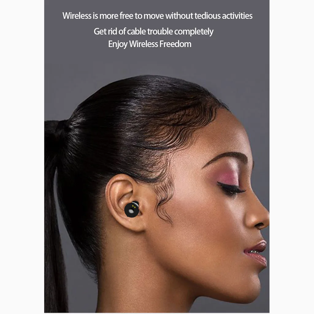 50 мАч наушники емкость батареи для мини Беспроводной Bluetooth наушники 5,0 True бас близнецов наушники стерео наушники-вкладыши Наушники с микрофоном
